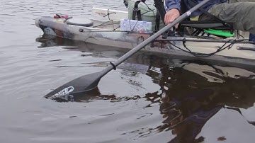 Werner Paddles-kayak fishing with bouyant blade technology.