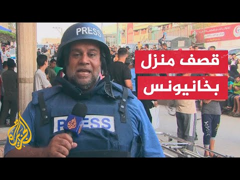 وصول مصابين إلى مستشفى ناصر بعد قصف إسرائيلي استهدف منطقة بني سهيلا في خانيونس