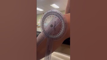 Goniometry hip: internal rotation