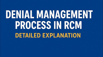 Denial Management Process in RCM Detailed Explanation in Hindi