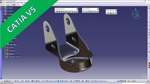 8.4 Rollenhaltewinkel - Roll Bracket - Catia v5 Training - Part Design
