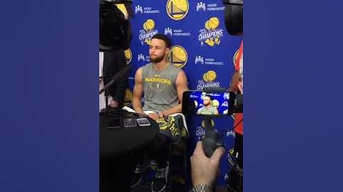 Steph Curry snippet from Warriors (0-0) practice, 6 days before 2019 NBA Finals