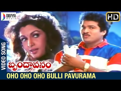 Brindavanam Telugu Movie Songs  Oho Oho Bulli Pavurama Video Song  Rajendra Prasad  Ramya Krishna