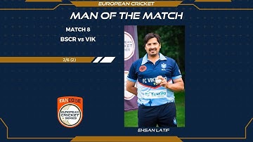 Ehsan Latif eases Viktoria to first win at FanCode ECS Germany Dresden