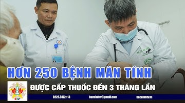 Hơn 250 bệnh mãn tính được cấp thuốc đến 3 tháng lần