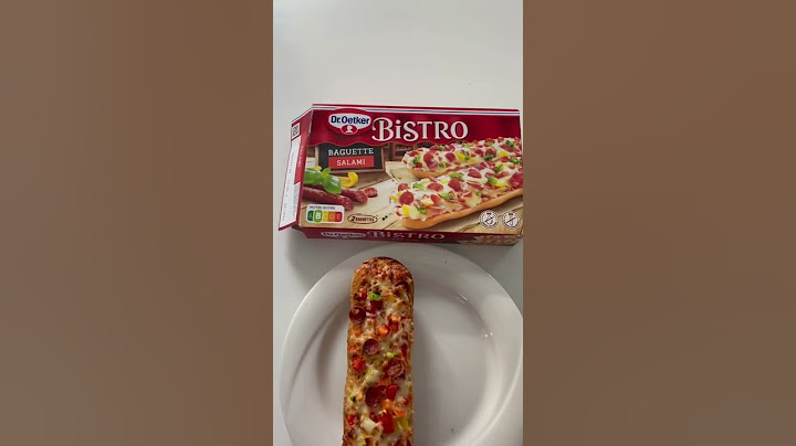 DR. OETKER BISTRO BAGUETTE SALAMI PIZZA BELL PEPPER BROCCOLI PAPRIKA CHEESE TASTE TEST ASMR MUKBANG