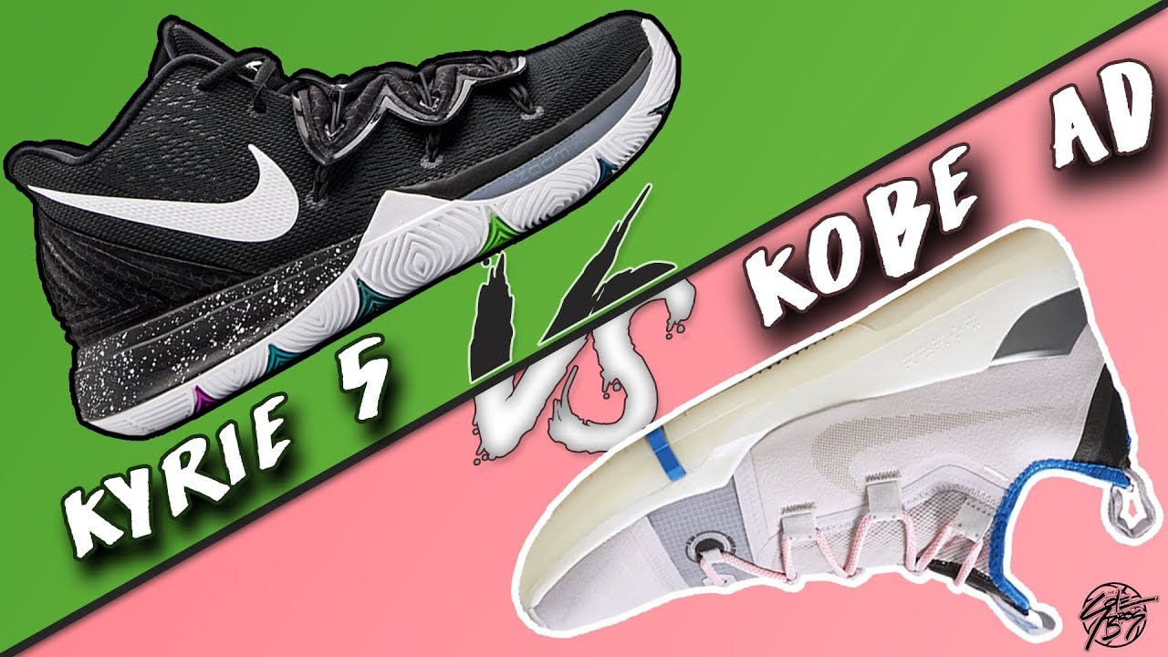 Nike Kyrie 5 vs Kobe AD Exodus! - YouTube