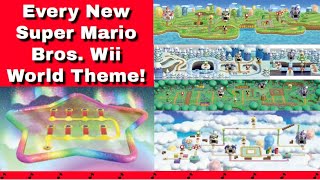 New Super Mario Bros. Wii - All World Map Themes
