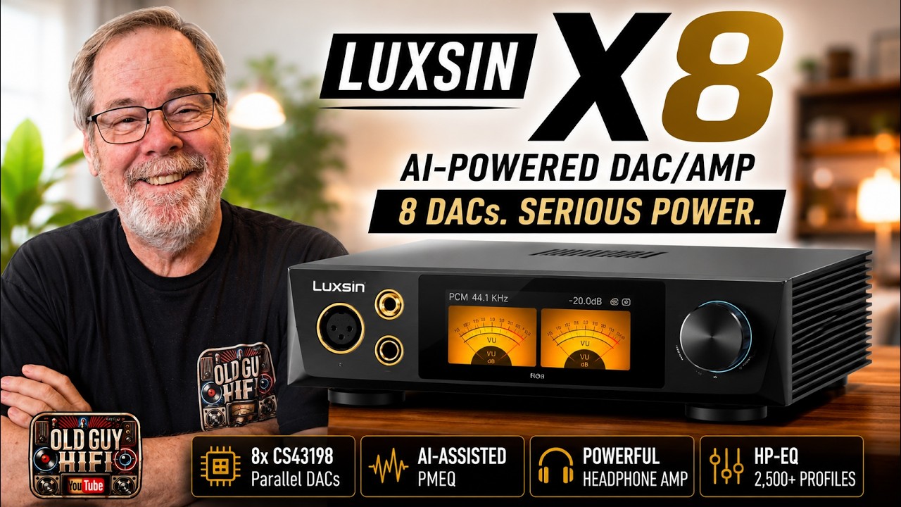Watch 8 DACs. HUGE Power. INSANE Features. AI-Tuned Audio?! Luxsin X8. on YouTube Watch 8 DACs. HUGE Power. INSANE Features. AI-Tuned Audio?! Luxsin X8. on YouTube