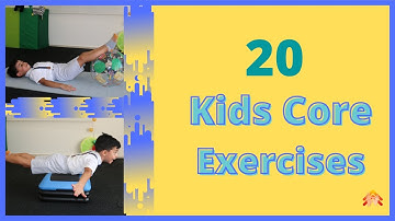 Kids core workout [20 core exercises]