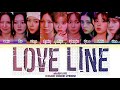 niziu LOVE LINE Lyrics (Color Coded Lyrics)