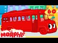 Bus adventures with Morphle +1 hour My Magic Pet Morphle kids vehicle videos compilation)