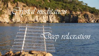 Music for relaxation  Sound healing meditation 432 hz with Svaritanum crystal harp