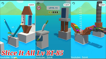 SơnK | Slice It All - Game All Levels. Mobile Games Level 81-85