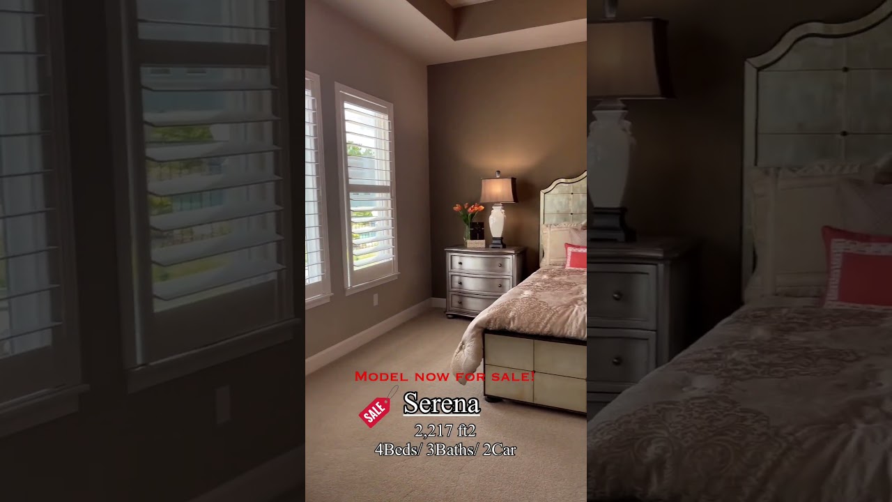 MODEL HOME FOR SALE - ICI Homes' Serena Model Home at Woodhaven