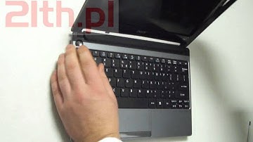 How to remove or replace LCD Acer Aspire One D255 D255E D260 Netbook