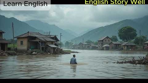 🌊 Flood in Pakistan 2025 | Heart-Touching Story in English | Learn English Through Story