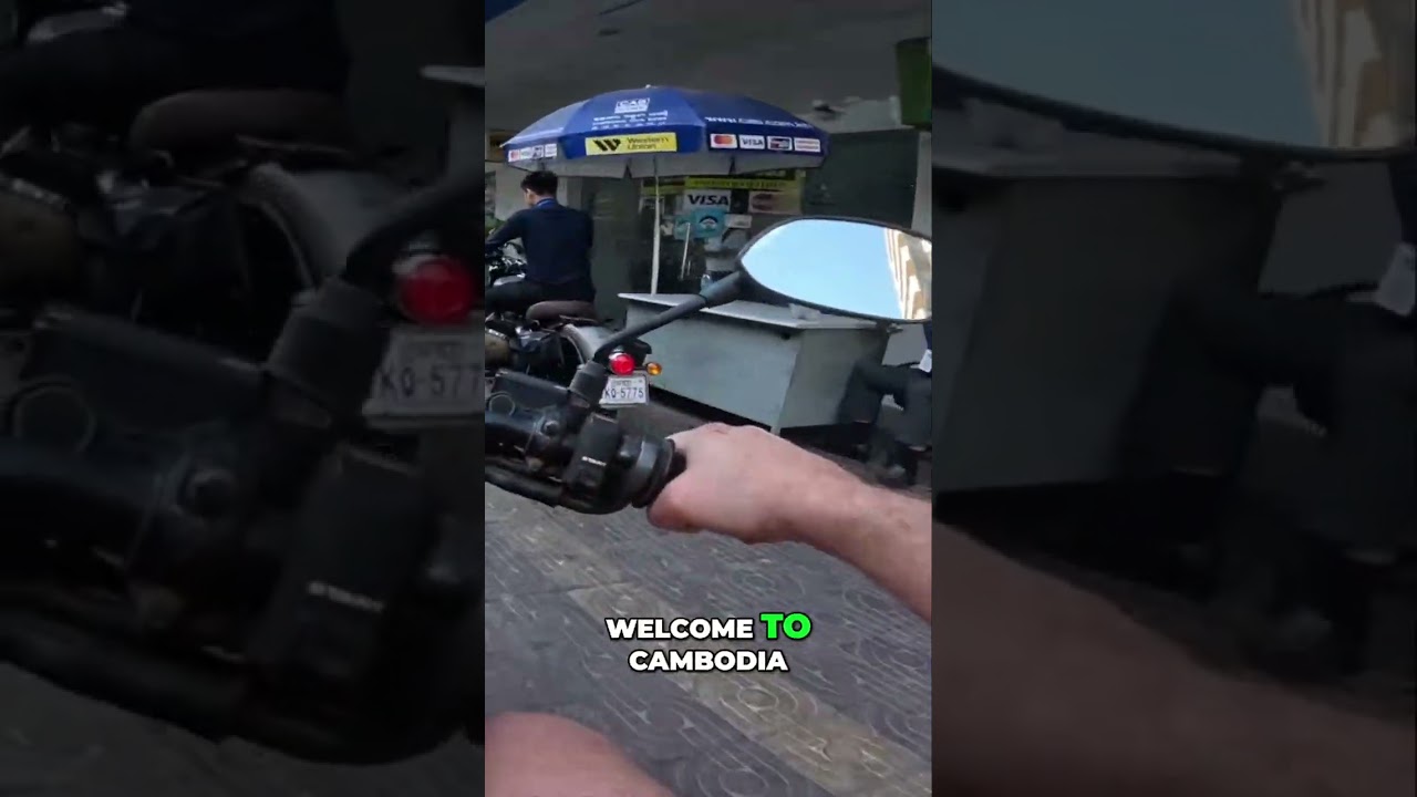 Cambodia Traffic Nightmare: Brakes Failing! Crazy Rush Hour!