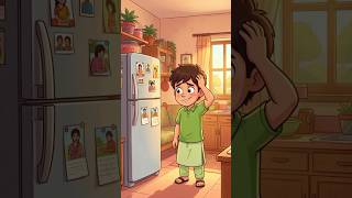 “रिमोट ढूंढते-ढूंढते पूरा घर परेशान हो गया .फिर सच पता चला! 🤣📺” #indianfamily #animation funny short