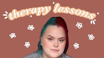 3 things I’ve learned from therapy! 🫶🏻
