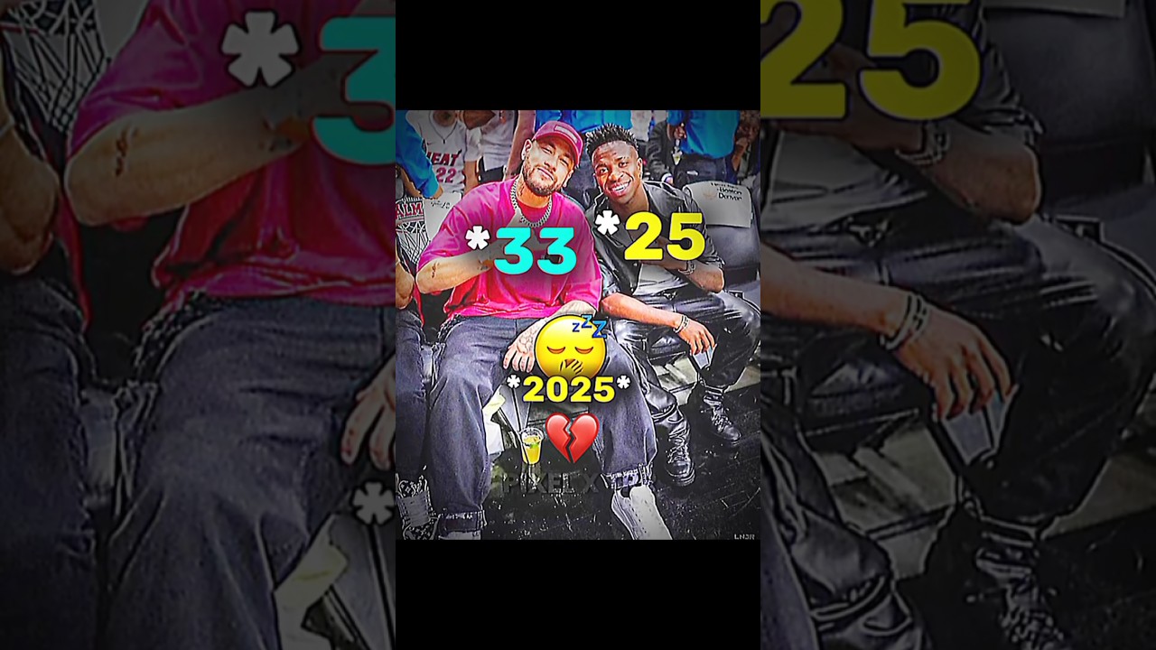 Neymar And Vini Jr Age In 2025 Vs 2018 X Brazil☠️💀 