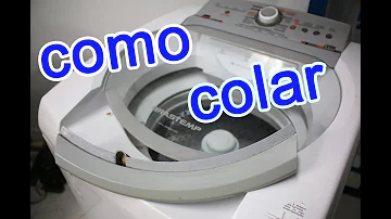 Qual a melhor cola para colar a tampa da máquina de lavar?