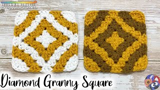 CROCHET “Diamond” Granny Square | Tutorial