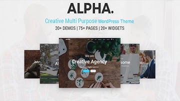 Alpha Dot Multi Purpose WordPress Theme | Themeforest Website Templates and Themes