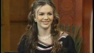 Amber Tamblyn interview on 'LwR&K' (11-25-2003)