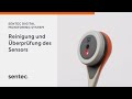 Reinigung und Überprüfung des Sensors