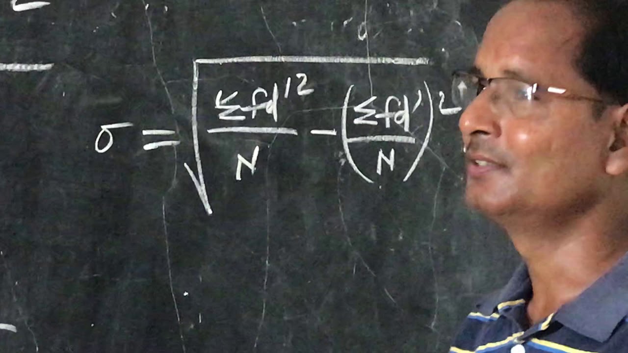 Calculation of Standard Deviation in continuous series YouTube