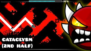 Geometry Dash Gameplay - Cataclysm Progress (Extreme Demon) - 2nd Half (48%-100%) | Phikoy GameTV