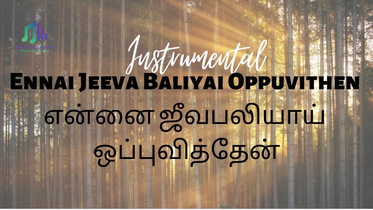 Ennai Jeeva Baliyaai – என்னை ஜீவ பலியாய் l Tamil Christian Keerthanai Song l Instrumental