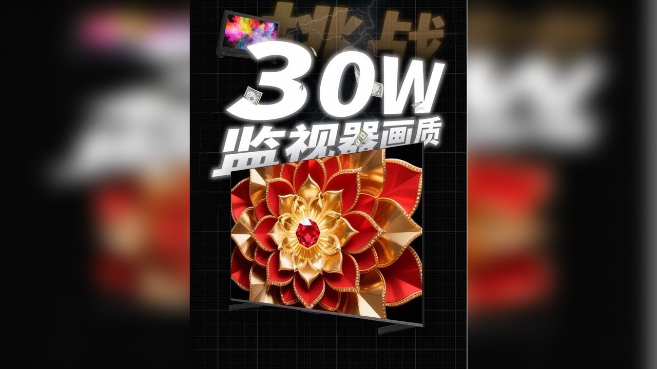 挑战30万监视器画质！创维A6F Pro+电视还原真实影像！