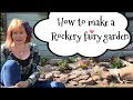 How to make a fairy garden rockery for kids. Fairy garden ideas.