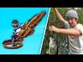 450 Motos At The Goat Farm | Huck Fishing With Hand Line!