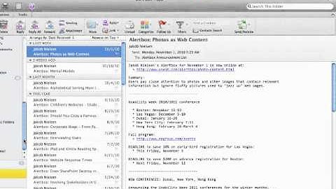 Managing Unread Messages in Outlook 2011 for Mac