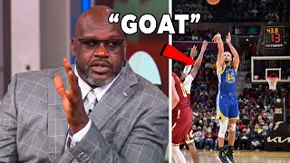 Shaq Says Steph Curry Should Be in The GOAT Conversation