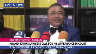 Trial Of Nnamdi Kanu: IPOB'S Legal Team Threatens To Sue Federal Government