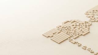 1 Hour of Conway's Game of Life 🤍 Soft Cream Tones & Gentle Music for Relaxation, Sleep & Study screenshot 4