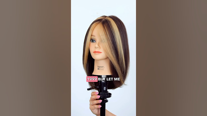 Chunky highlights with a modern twist? #haircolor