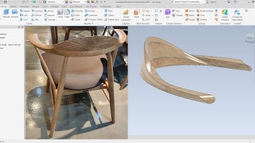 Vẽ tựa lưng ghế cong 3 chiều trong inventor, học inventor ngành gỗ / chair design inventor .