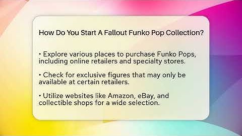 How Do You Start A Fallout Funko Pop Collection? - Collectible Dolls and Toys