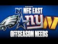 Offseason needs for EVERY NFC East team: Eagles, Cowboys, Giants, &amp; Commanders