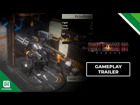 Front Mission 1St Remake | Gameplay Trailer | Forever Entertainment, Square Enix & Microids
