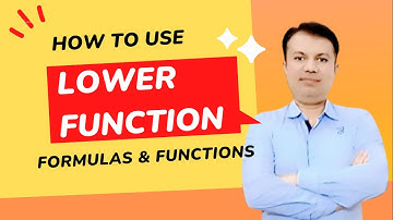 How to use LOWER Function in Urdu/Hindi? #formula #functions #exceltutorial #spreadsheet