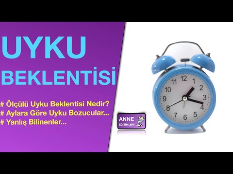 Bebeklerde Uyku Beklentisi ve Uyku Bozucular (Ay-Ay örnekler, Yanlış Bilinenler...)