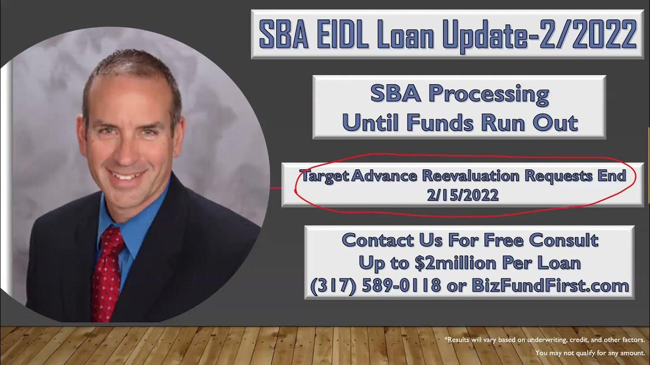 SBA EIDL Loan Deadline February 2022 YouTube