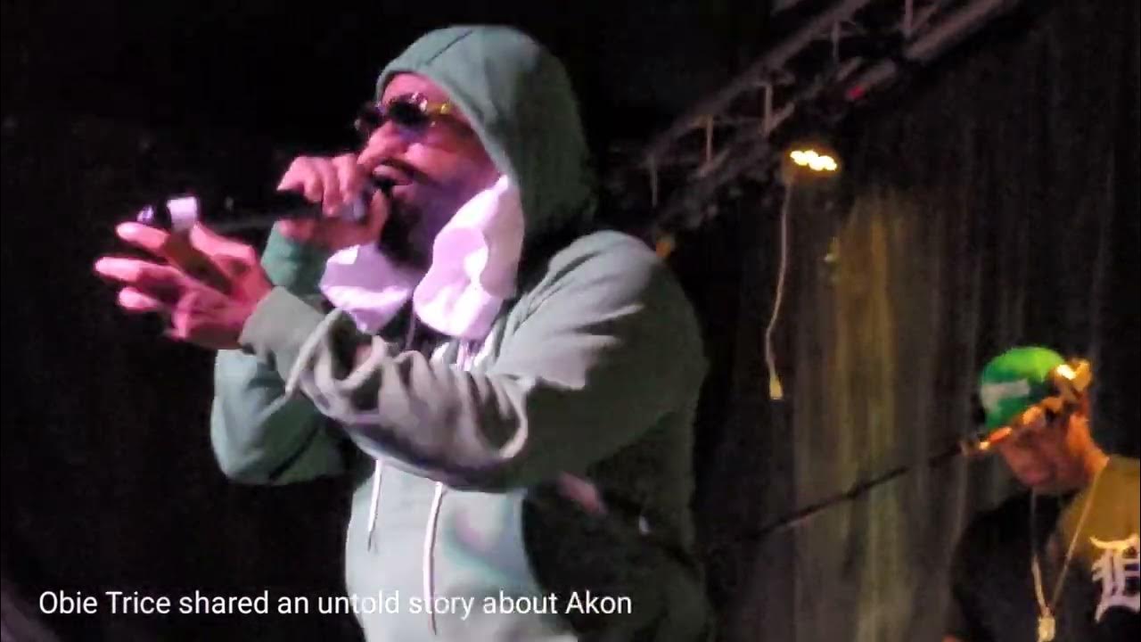 Obie Trice tells untold story about Akon (Live in Moncton, New(03)