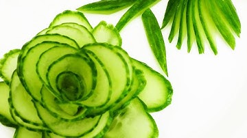 Học cắt tỉa đơn giản từ cà rốt và dưa chuột